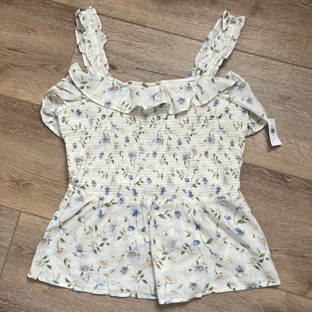 NWT Peplum tank